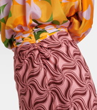 Dries Van Noten Printed maxi skirt