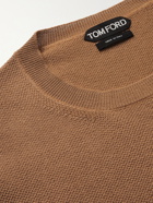 TOM FORD - Cashmere and Wool-Blend Sweater - Brown