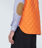 Junya Watanabe Panelled cotton-blend shirt
