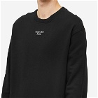 Calvin Klein Men's Stacked Logo Crew Sweat in Black