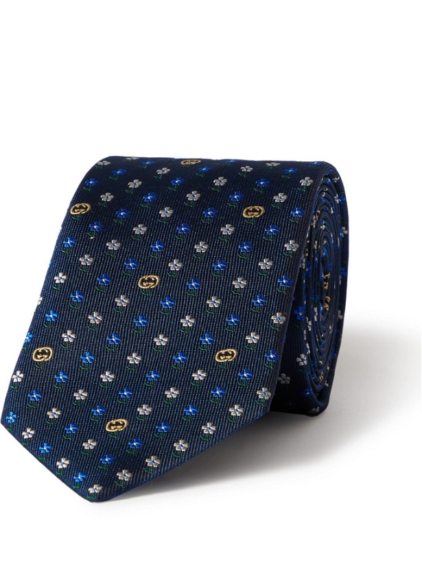 Photo: GUCCI - 7cm Silk-Jacquard Tie