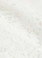 Borgo DE Nor Joshua Lace and Embroidered Trousers White