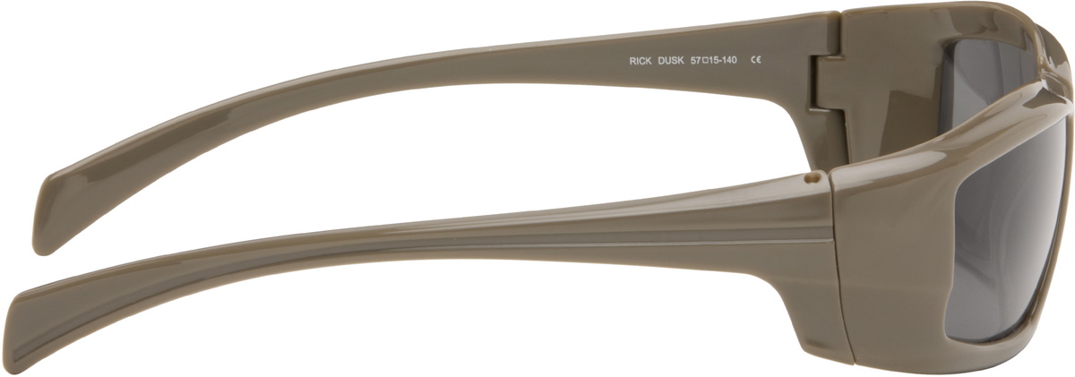 Rick Owens Taupe Rick Sunglasses