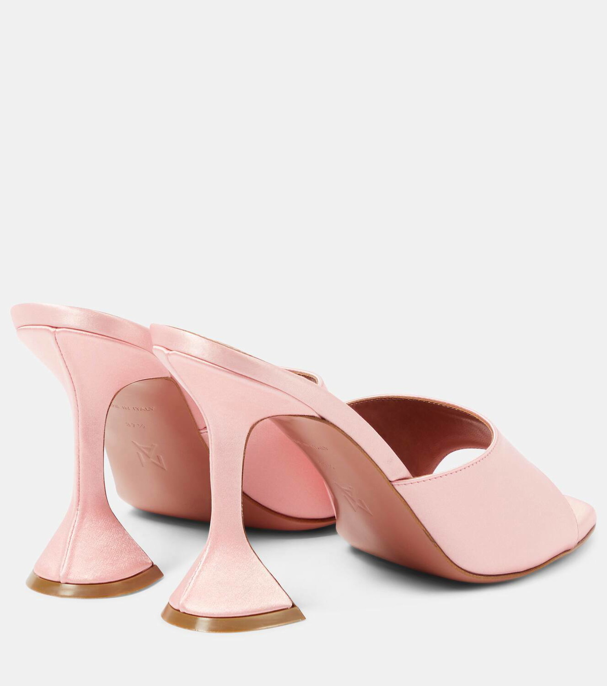 AMINA MUADDI LUPITACRYSTALWEDGESATINMAGENTA 関税送料込 Amina Muaddi Lupita Crystal Wedge Sandal in Magenta EU 40.5