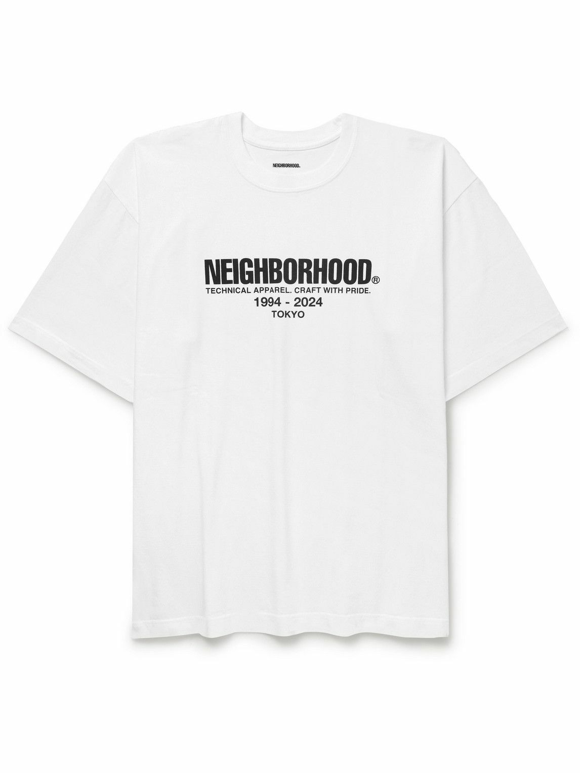 Neighborhood - Logo-Print Cotton-Jersey T-Shirt - White Neighborhood