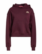 Alpha Industries Womens Sweatshirt Burgundy