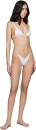 DU CIEL White Caviar String Thong