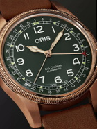 Oris - Big Crown Pointer Date Automatic 40mm Bronze and Leather Watch, Ref. No. 01 754 7741 3167-07 5 20 58BR
