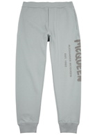 Alexander Mcqueen Logo-print Cotton Sweatpants Grey