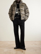 WTAPS - Logo-Intarsia Woven Sweater - Black