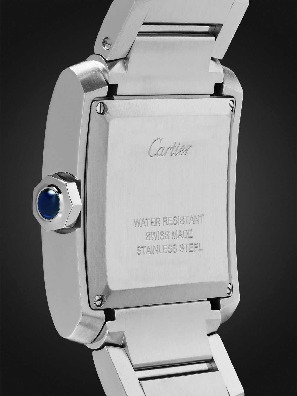 Cartier - Men - Tank française Automatic 36.7mm Stainless Steel Watch, Ref. No. WSTA0067 Silver