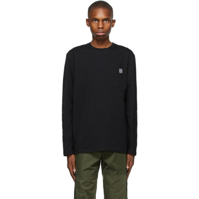 Photo: Loewe Black Anagram Long Sleeve T-Shirt