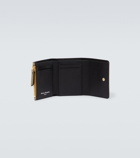 Maison Margiela - Herringbone leather tri-fold wallet