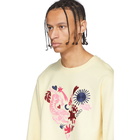 Kenzo Yellow Limited Edition Valentines Day Lucky Star Sweatshirt