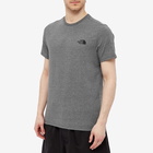 The North Face Men's Simple Dome T-Shirt in Grey Heather