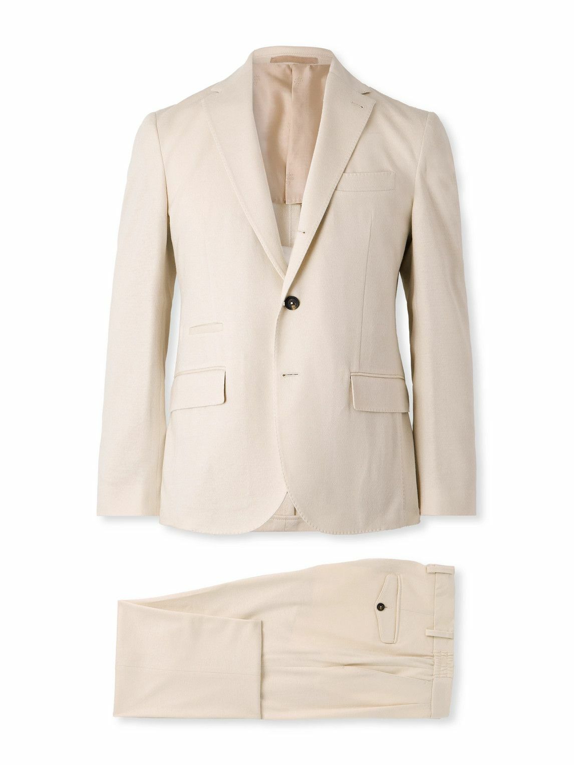 Eleventy - Nested Wool Suit - Neutrals