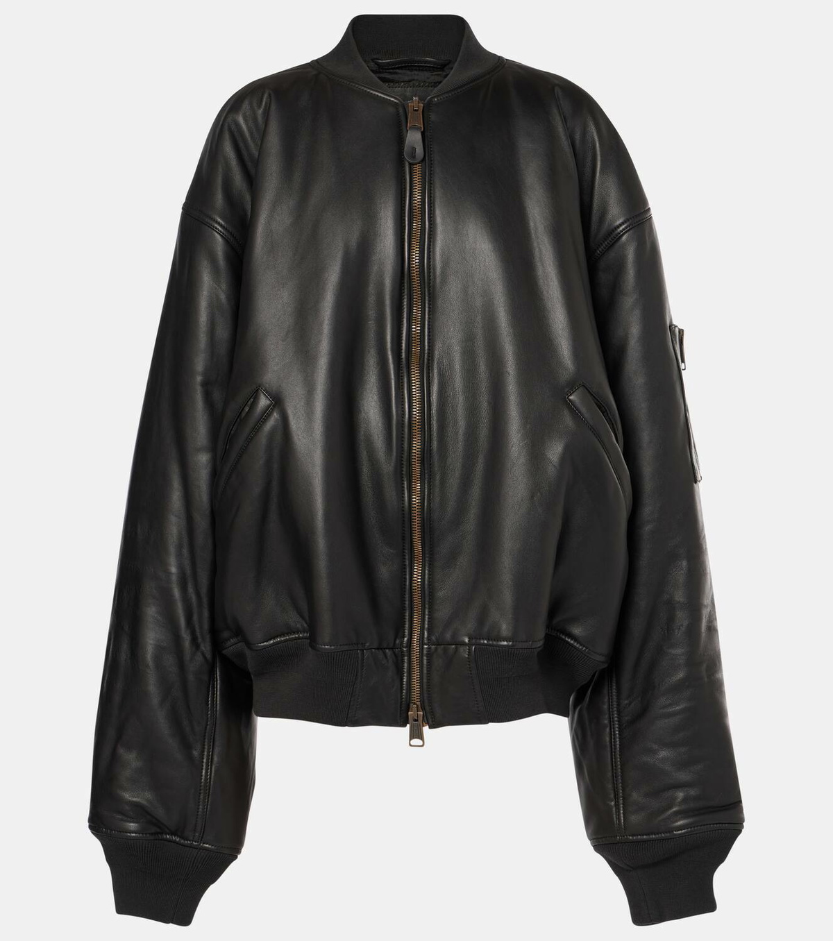 Balenciaga Leather bomber jacket Balenciaga