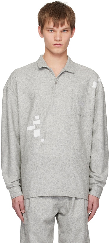 Photo: Saintwoods Gray Patches Polo