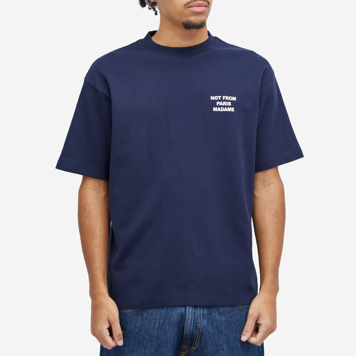 Tシャツ・カットソー DROLE DE MONSIEUR NOT FROM PARIS MADAME TEE Drôle De Monsieur Not From Paris Madame T-shirt | White
