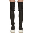 Rick Owens Black Stocking Sneaker Boots