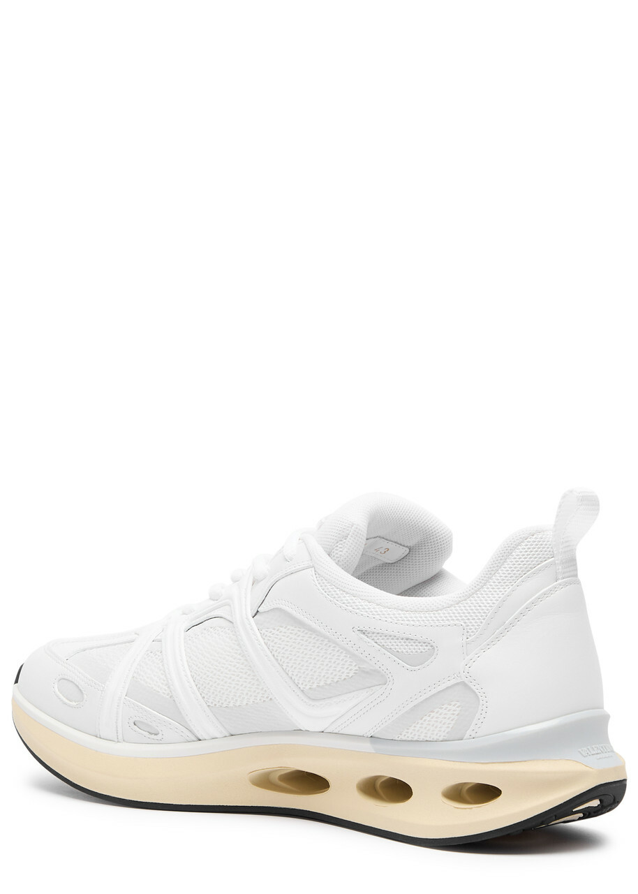 Valentino Vlogo Easyjog Panelled Mesh Sneakers White