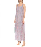 See By Chloe - Printed cotton and silk maxi dress