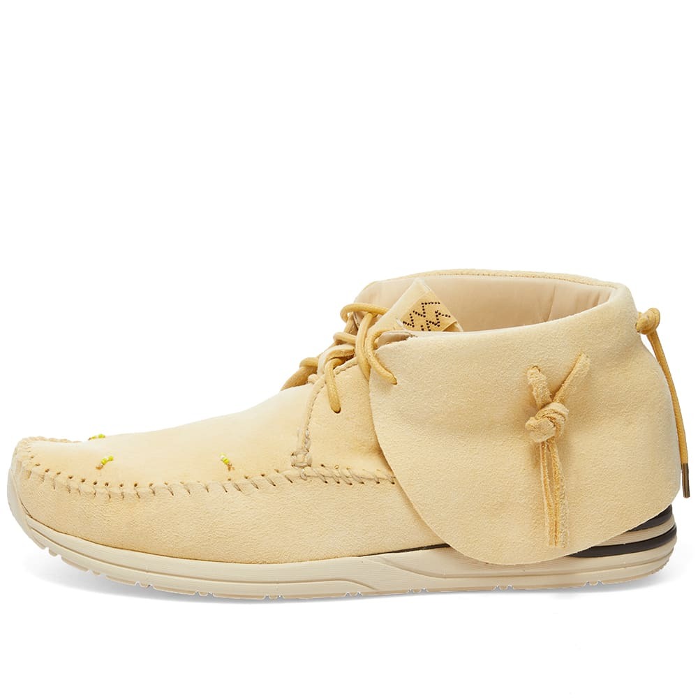 Visvim Men's FBT Lhamo-Folk Sneakers in Natural Visvim