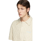 Off-White Off-White Cable Knit Short Sleeve Shirt