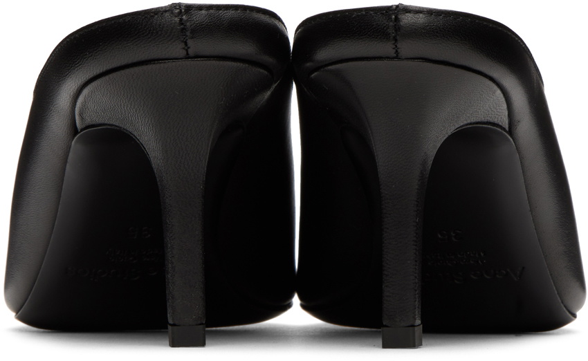 Acne Studios Black Leather Heels