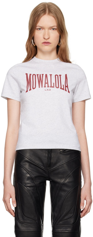 Photo: Mowalola Gray Sweat T-shirt