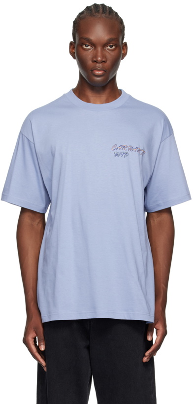 Photo: Carhartt Work In Progress Blue Gelato T-Shirt