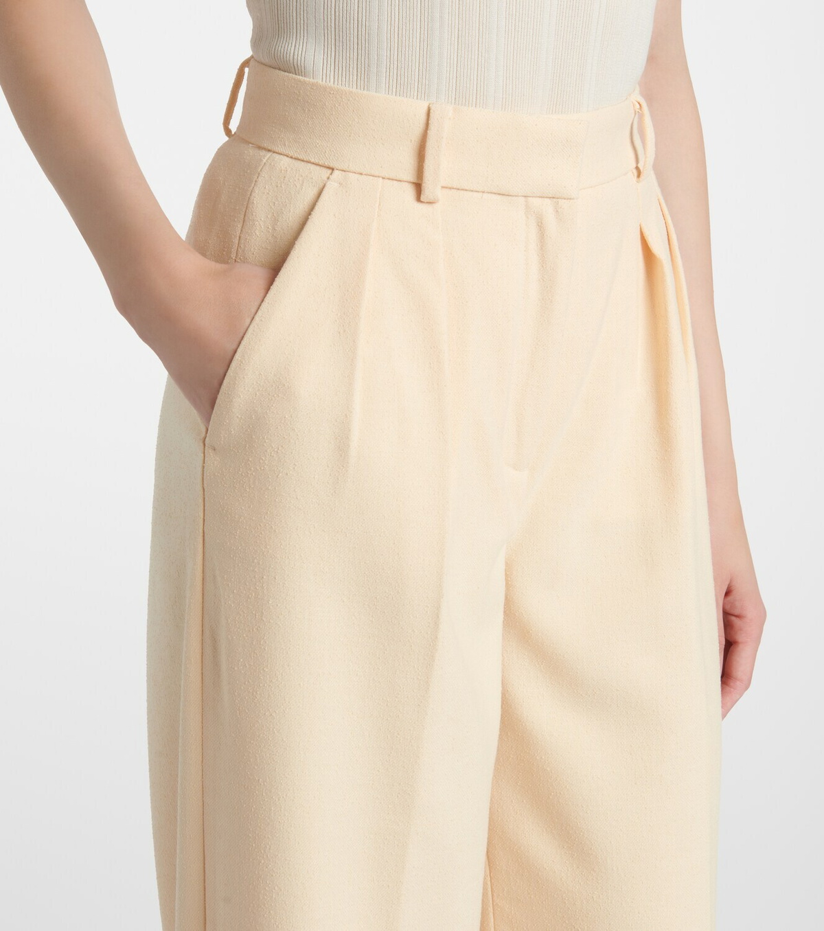 Rebecca Vallance Rowan high-rise wide-leg pants