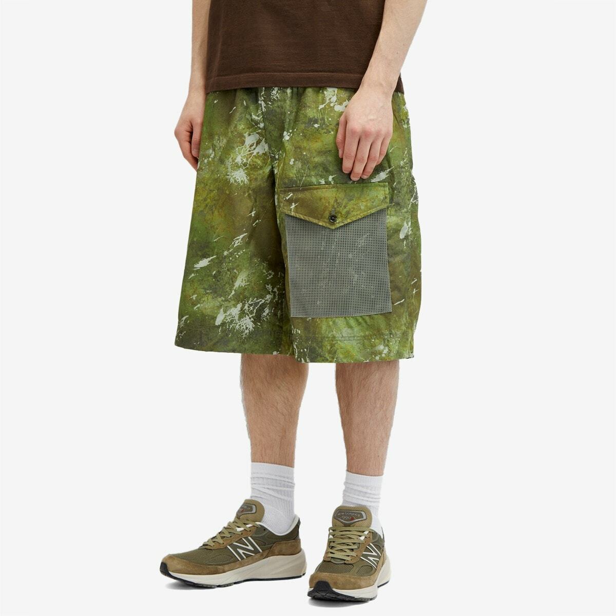 Merely Made Men's Patch Pocket Wide Short in Army Green