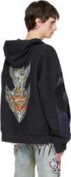 Who Decides War Black Engulfed Memories Zip Up Hoodie