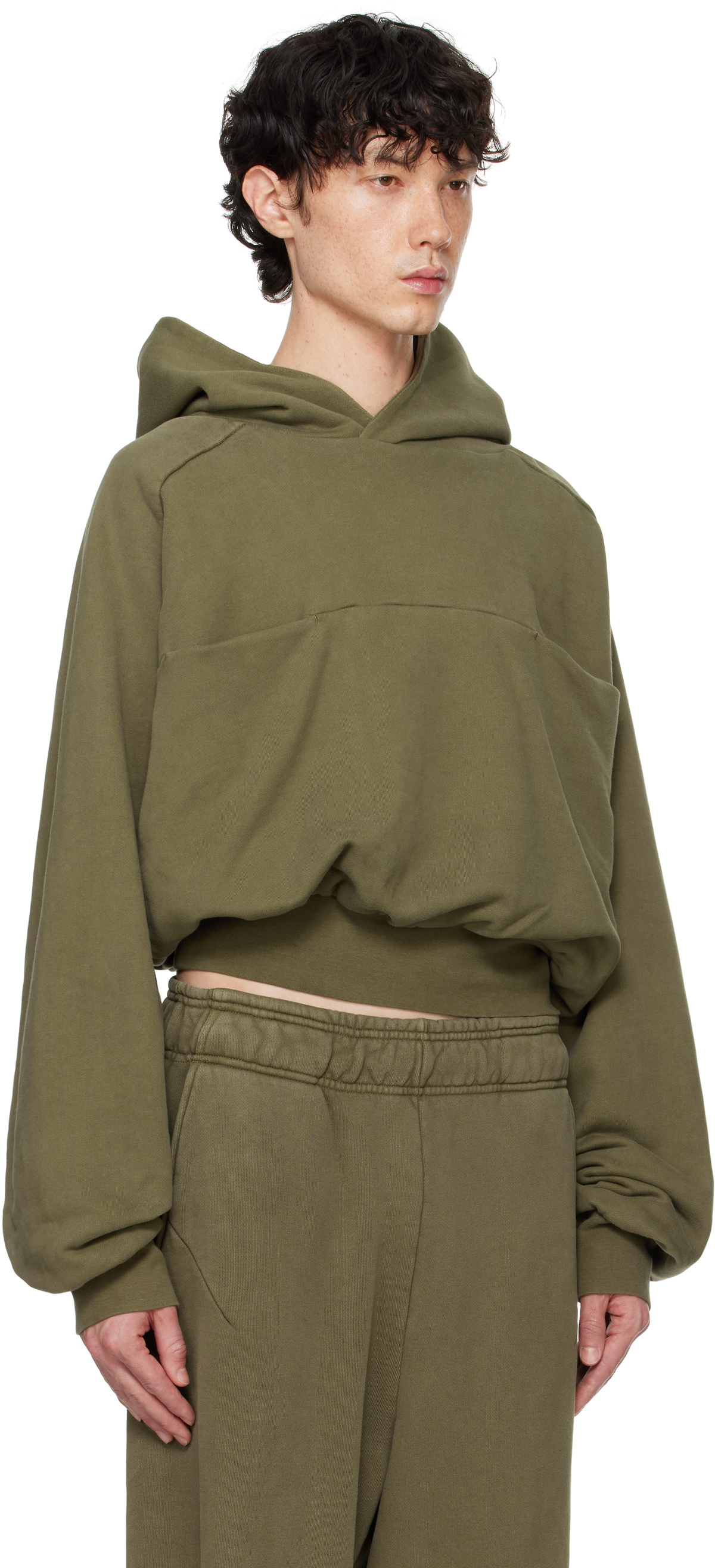 Entire Studios Khaki Double Double Hoodie Entire Studios