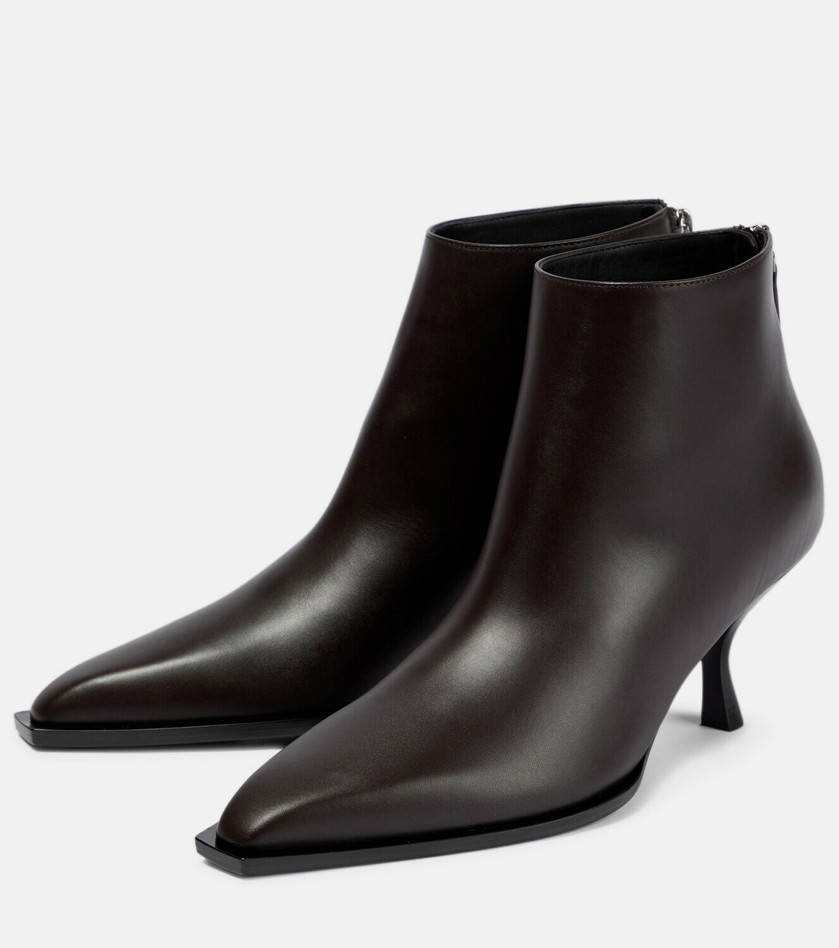 The Row Coco leather ankle boots The Row