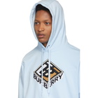 Burberry Blue Logo Albi Hoodie