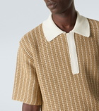 Jil Sander Knitted cotton polo shirt