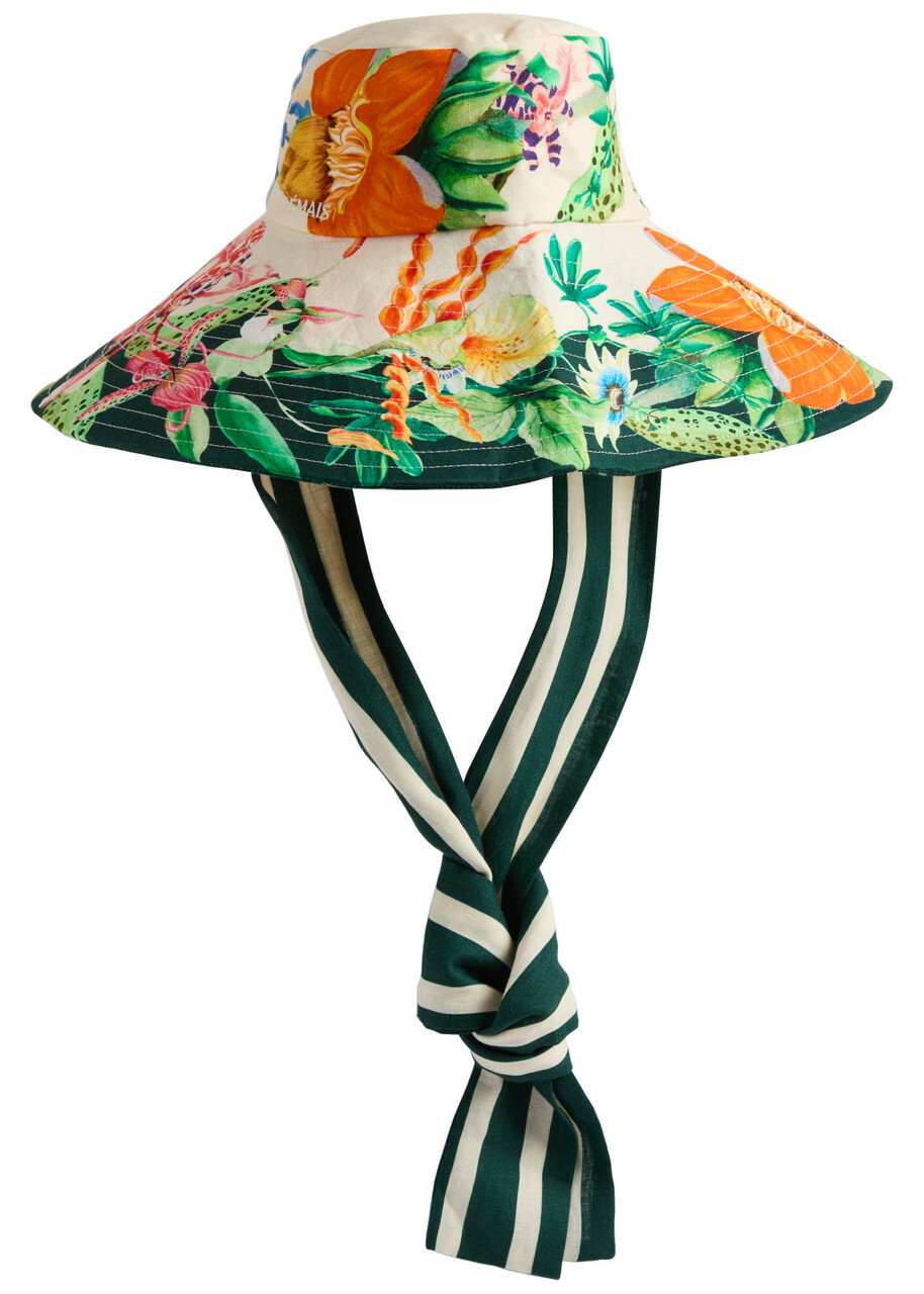 ALEMAIS アレメイズ リネンバケットハット Alémais Hazel linen bucket hat ALÉMAIS