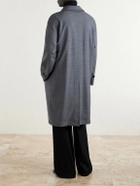 Burberry - Prince of Wales Checked Virgin Wool Car Coat - Gray