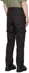 TAION Black Four-Pocket Down Cargo Pants