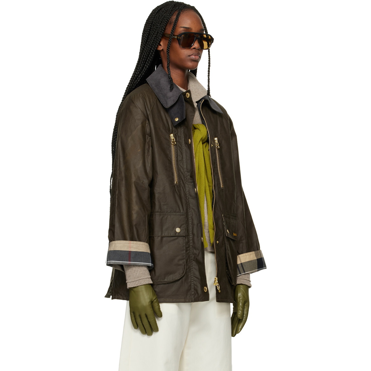 Barbour Khaki Argill Waxed Jacket