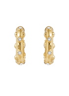 Rabanne XL Link Crystal-embellished Hoop Earrings - Gold - One Size