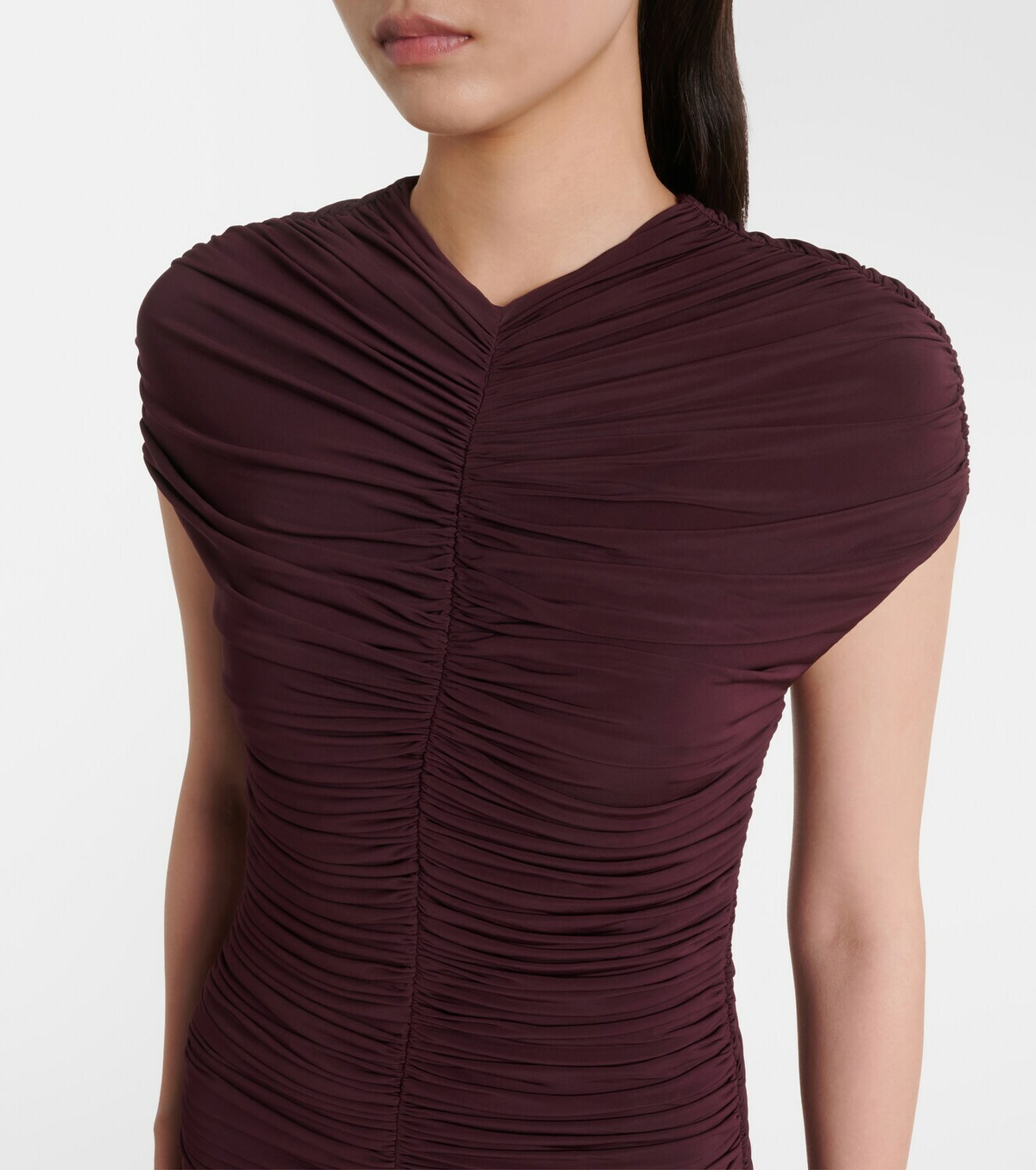 Tove Avita ruched jersey maxi dress