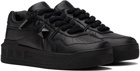 Valentino Garavani Black One Stud Sneakers