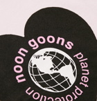 Noon Goons - Planet Protection Printed Cotton-Jersey T-Shirt - Pink