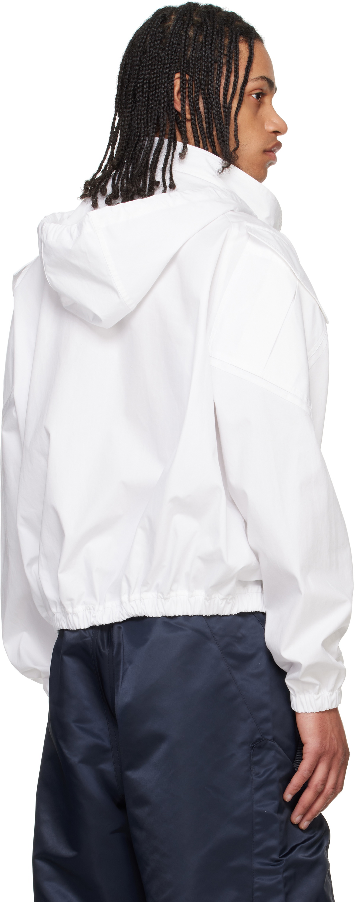 Raimundo Langlois White Poplin Field Jacket
