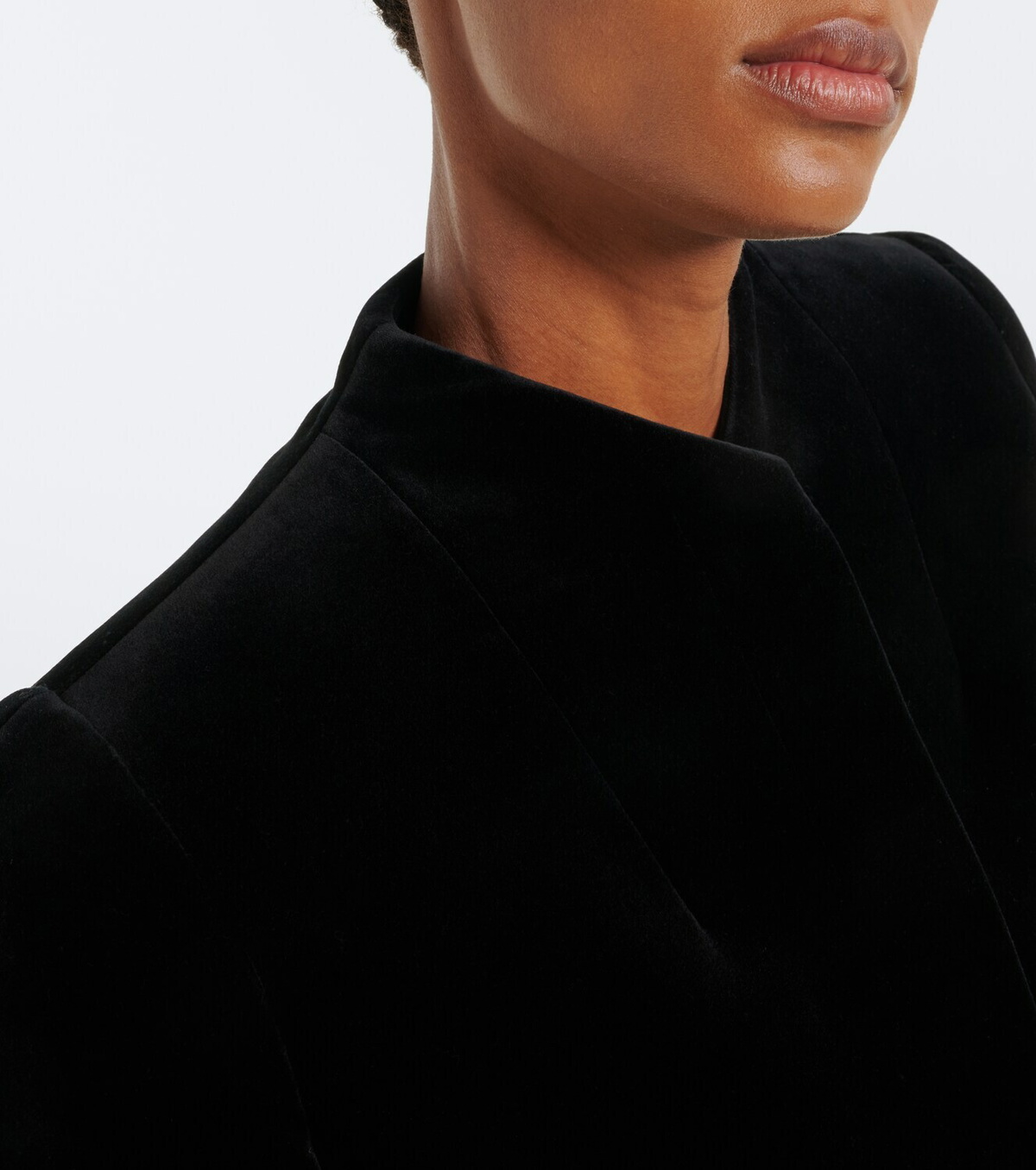 Khaite Sadie cotton velvet coat