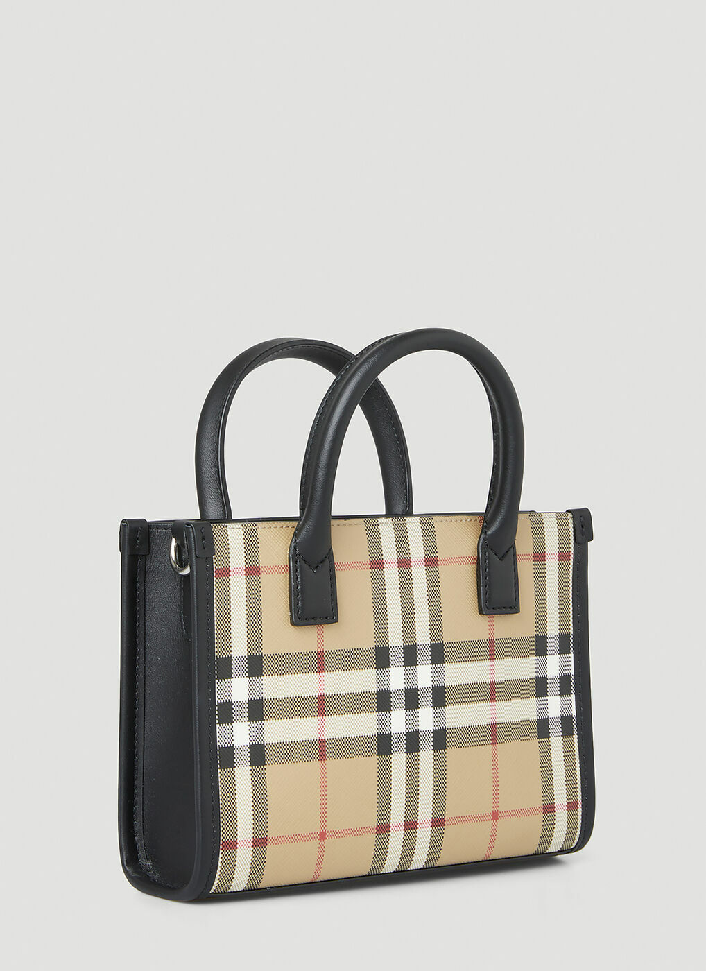 Denny Check Crossbody Bag in Beige Burberry