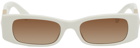 Valentino Garavani Off-White Gradient Sunglasses